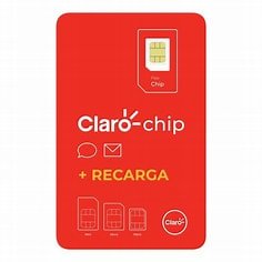 Chip Claro COM RECARGA